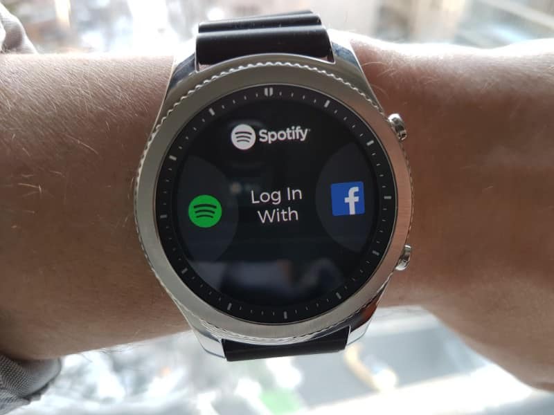 Galaxy gear s3 on sale spotify