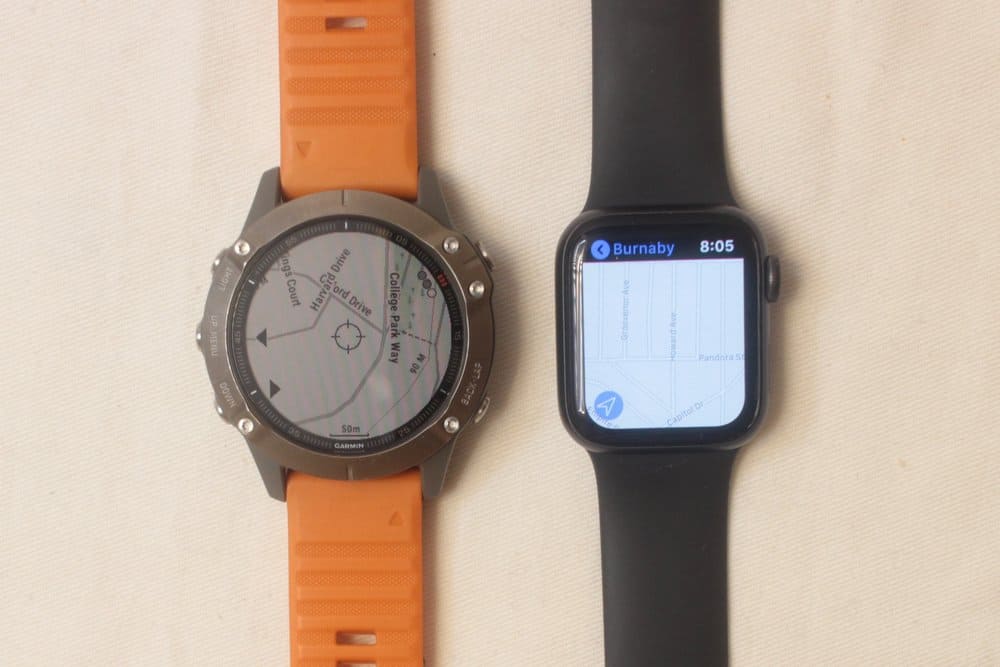 garmin fenix 6x vs apple watch