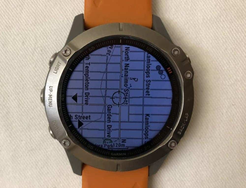 Samsung Galaxy Watch3 vs Garmin Fenix 6 maps