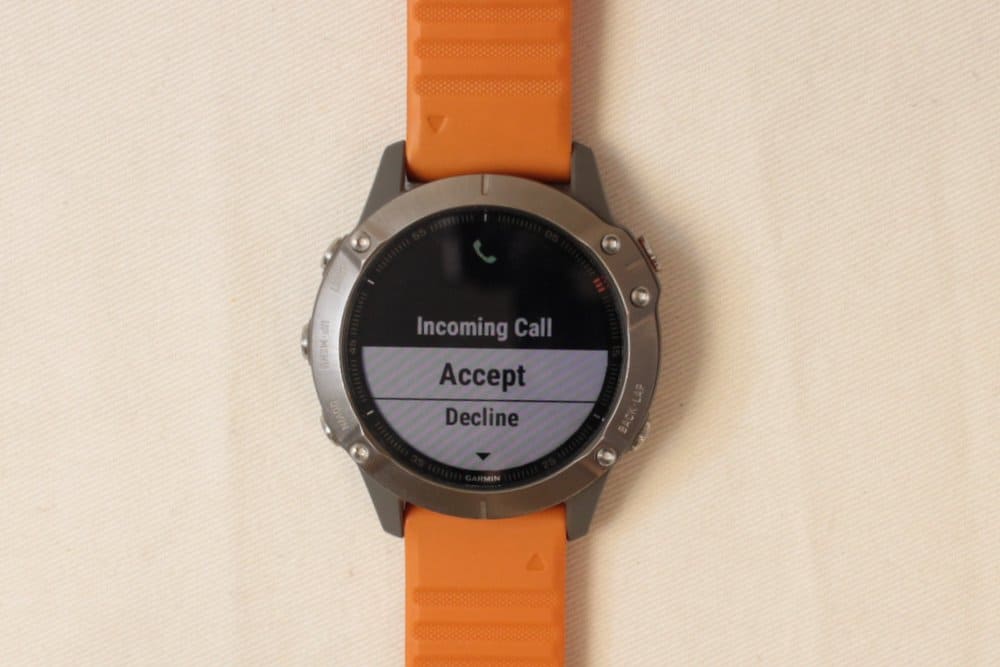 Garmin fenix touch online screen