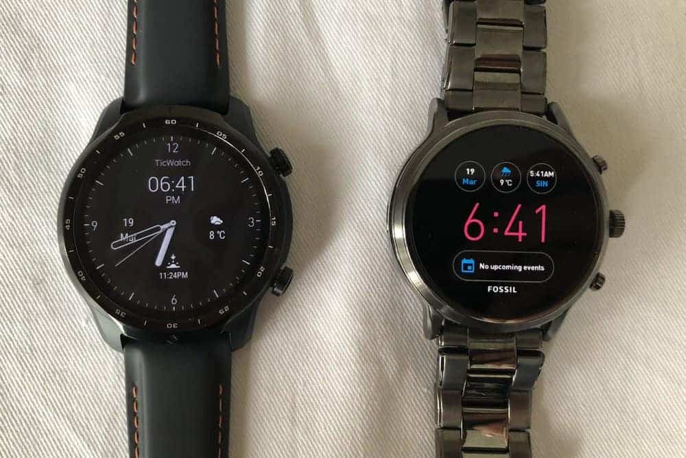 ticwatch pro 3 vs fossil gen 5 carlyle