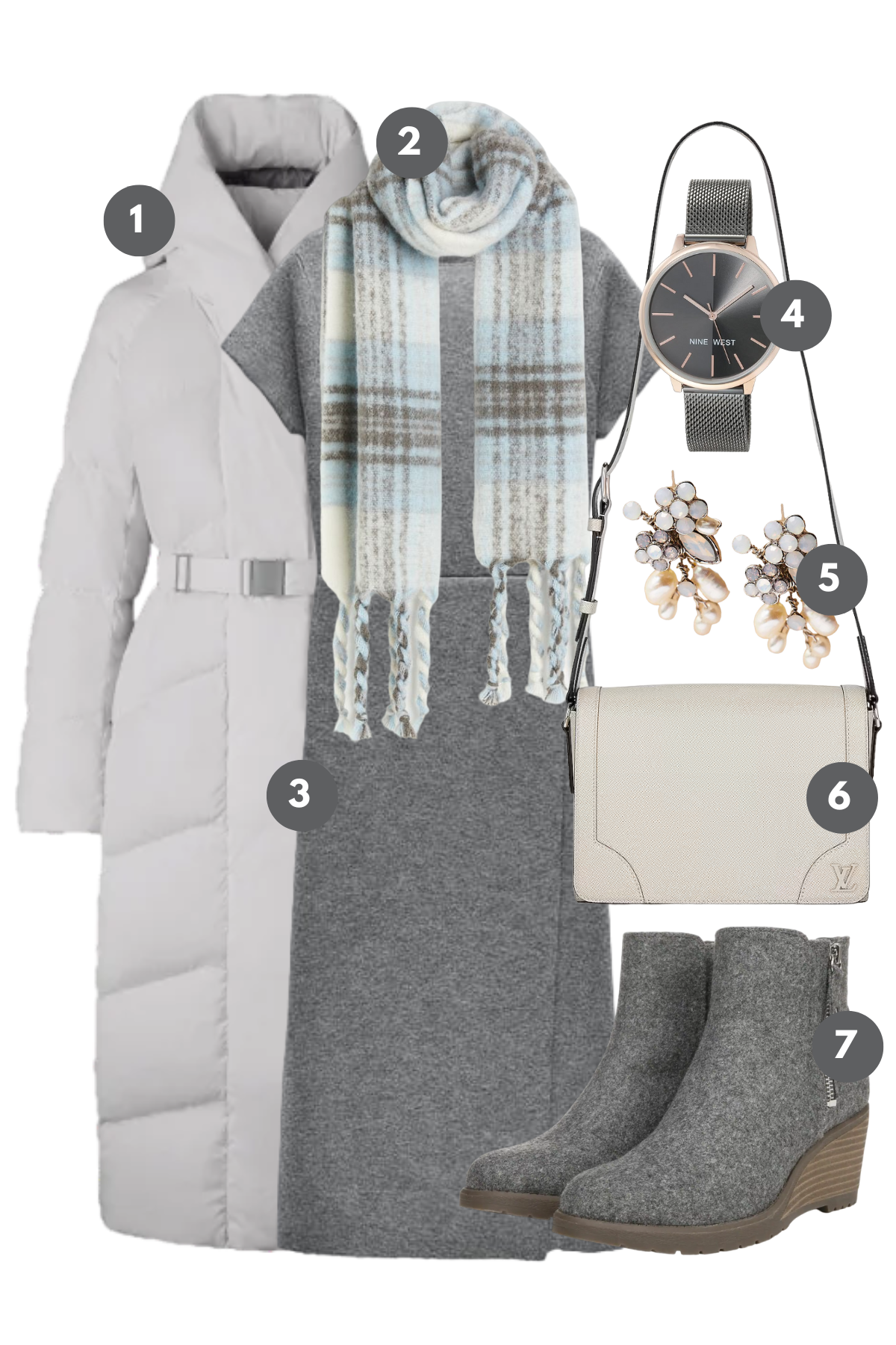 Winter Wonderland: Frosty Elegance in Cozy Grays and Icy Blues