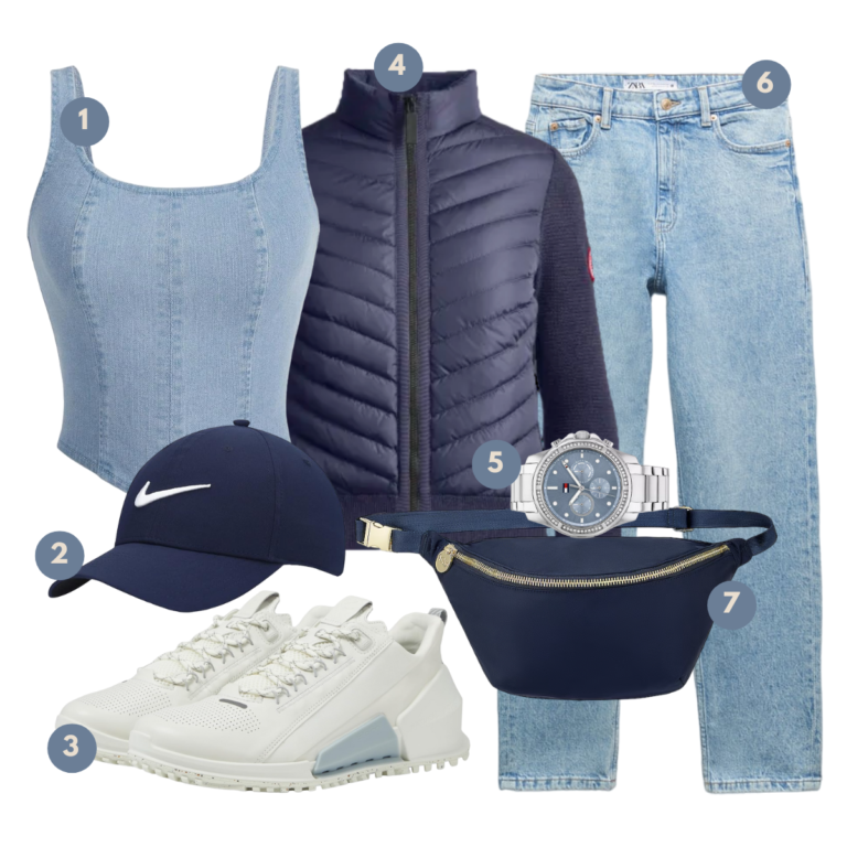 Sporty Denim Days: Classic Casual with a Modern Edge