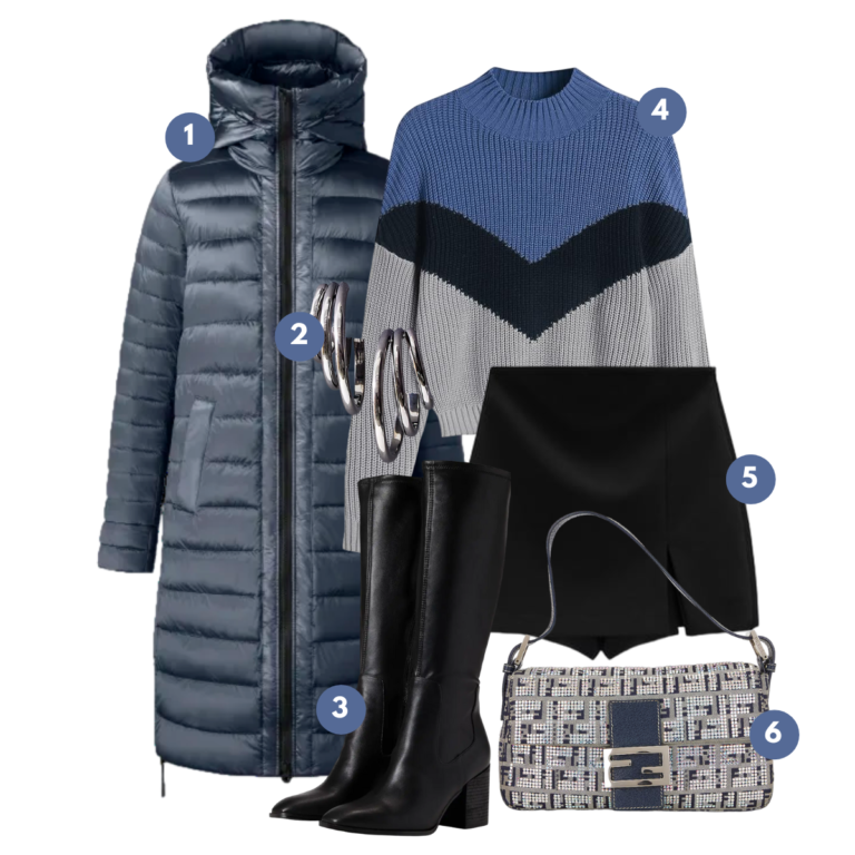 Chic Winter Layers: Bold Patterns and Sleek Silhouettes for the Fashion-Forward