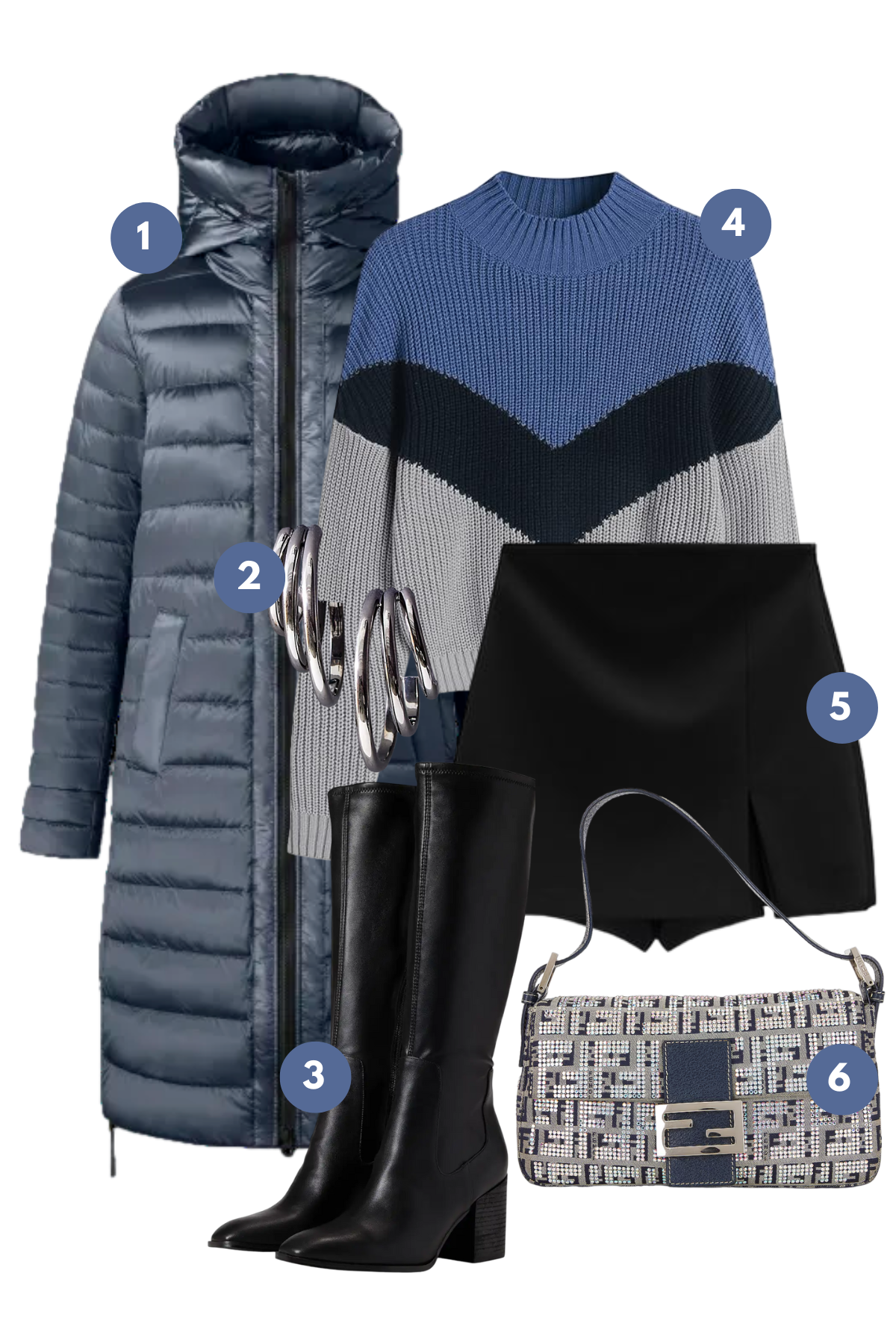 Chic Winter Layers: Bold Patterns and Sleek Silhouettes for the Fashion-Forward