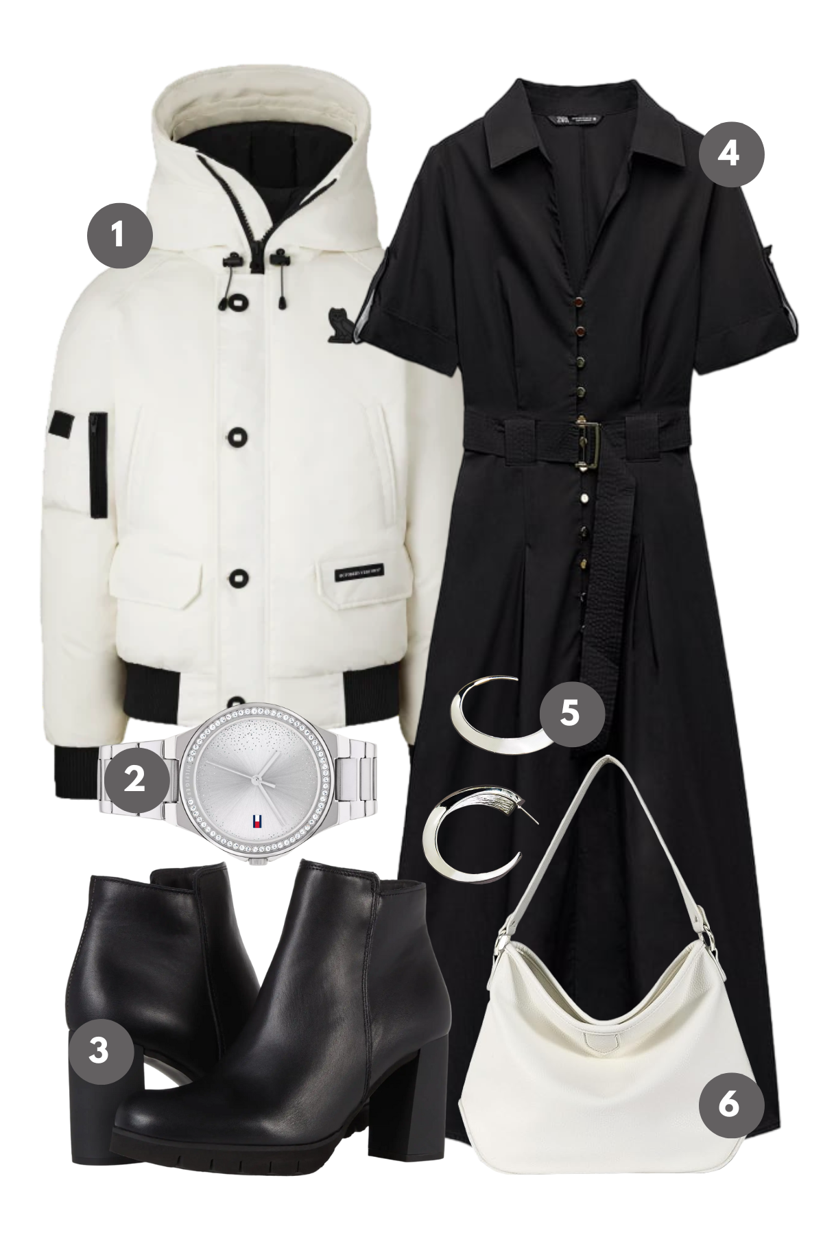 Monochrome Elegance: A Chic Intersection of Classic Black and White