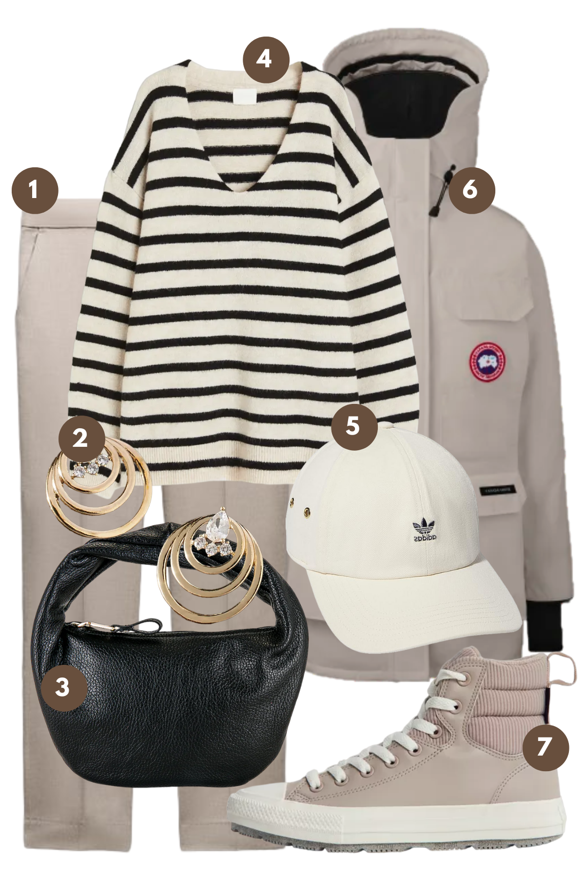 Sporty Elegance: Classic Stripes Meet Contemporary Streetwear