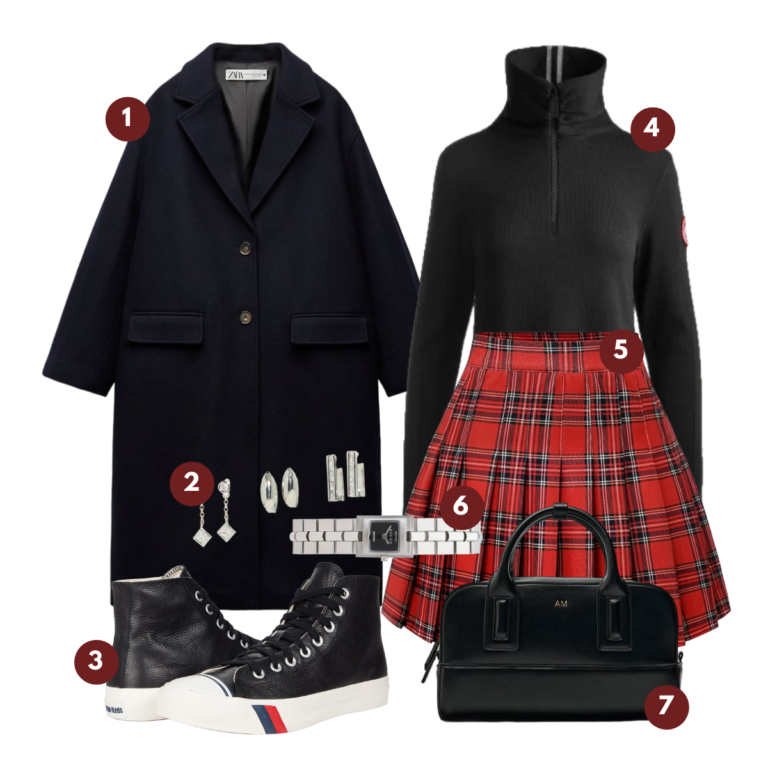 Preppy Chic: A Modern Twist on Classic Tartan and Navy