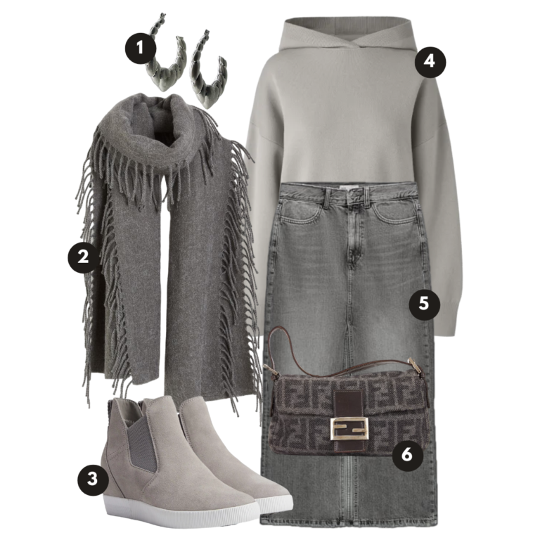 Monochrome Magic: Shades of Gray for a Sleek and Modern Winter Ensemble