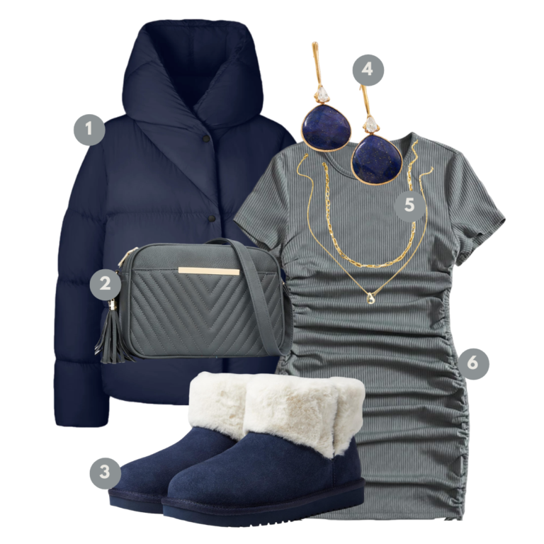 Starry Night: Celestial-Inspired Winter Fashion Ensemble