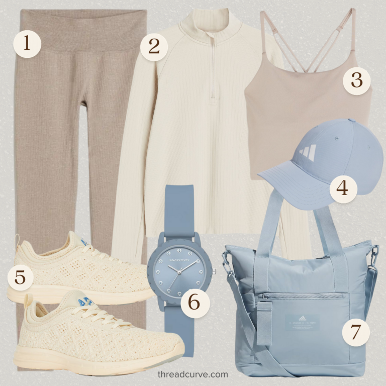 Soft Serenity: A Blend of Cool Blues and Neutral Knits for Relaxed Refinement