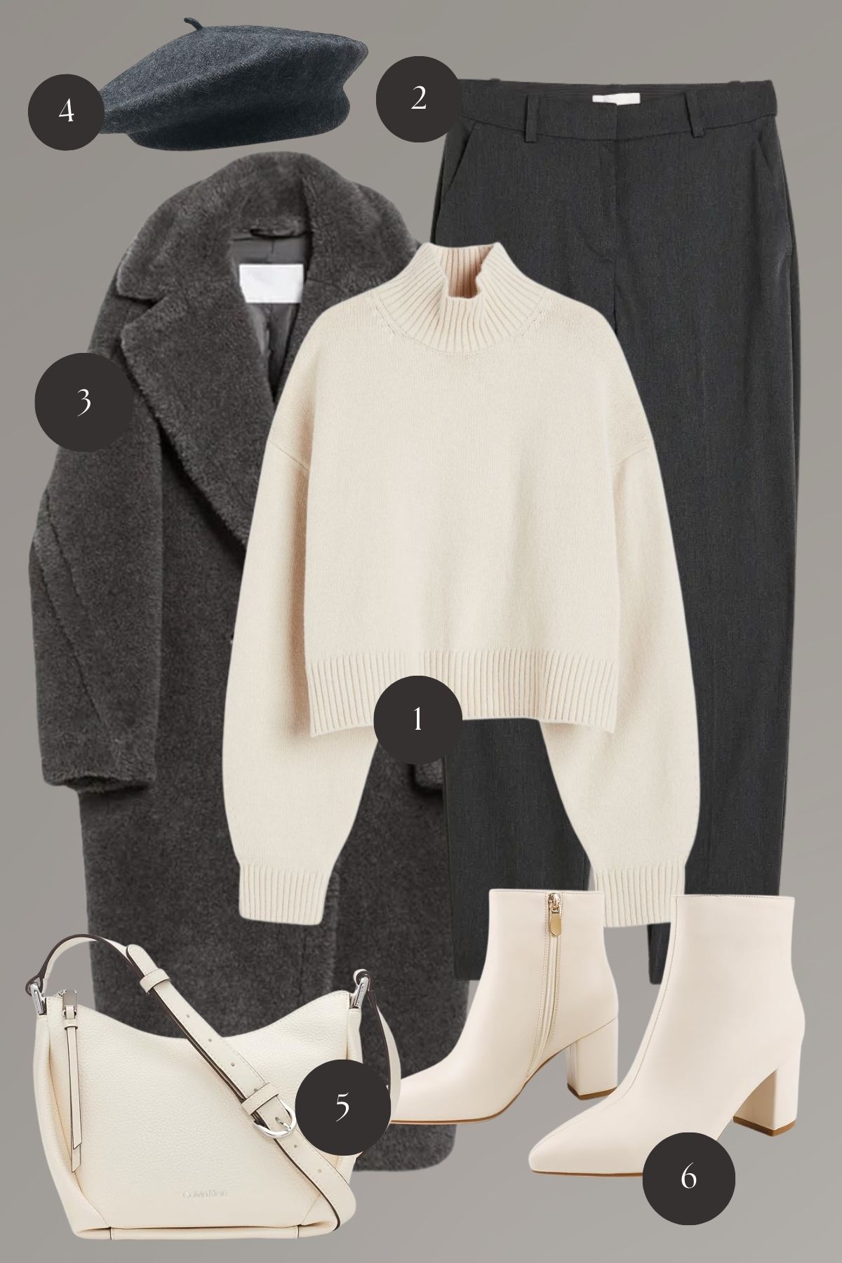 Chic Winter Essentials: Timeless Monochrome Elegance