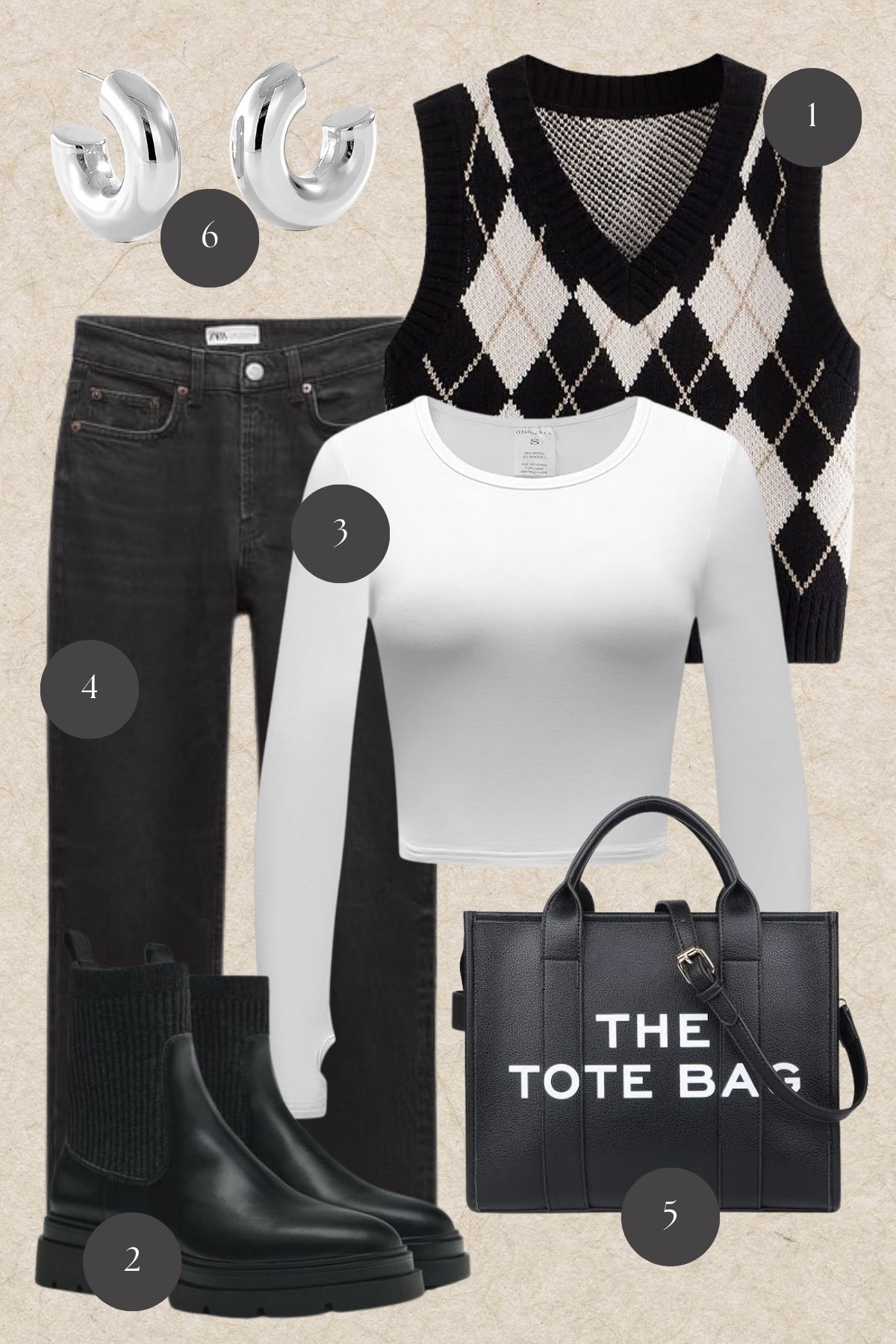 Monochrome Elegance: A Chic Ensemble for the Modern Minimalist