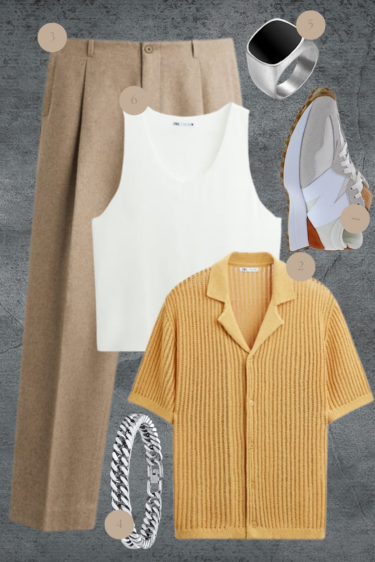 Autumnal Hues: Textured Camel and Crisp Whites for Cozy Yet Stylish Days