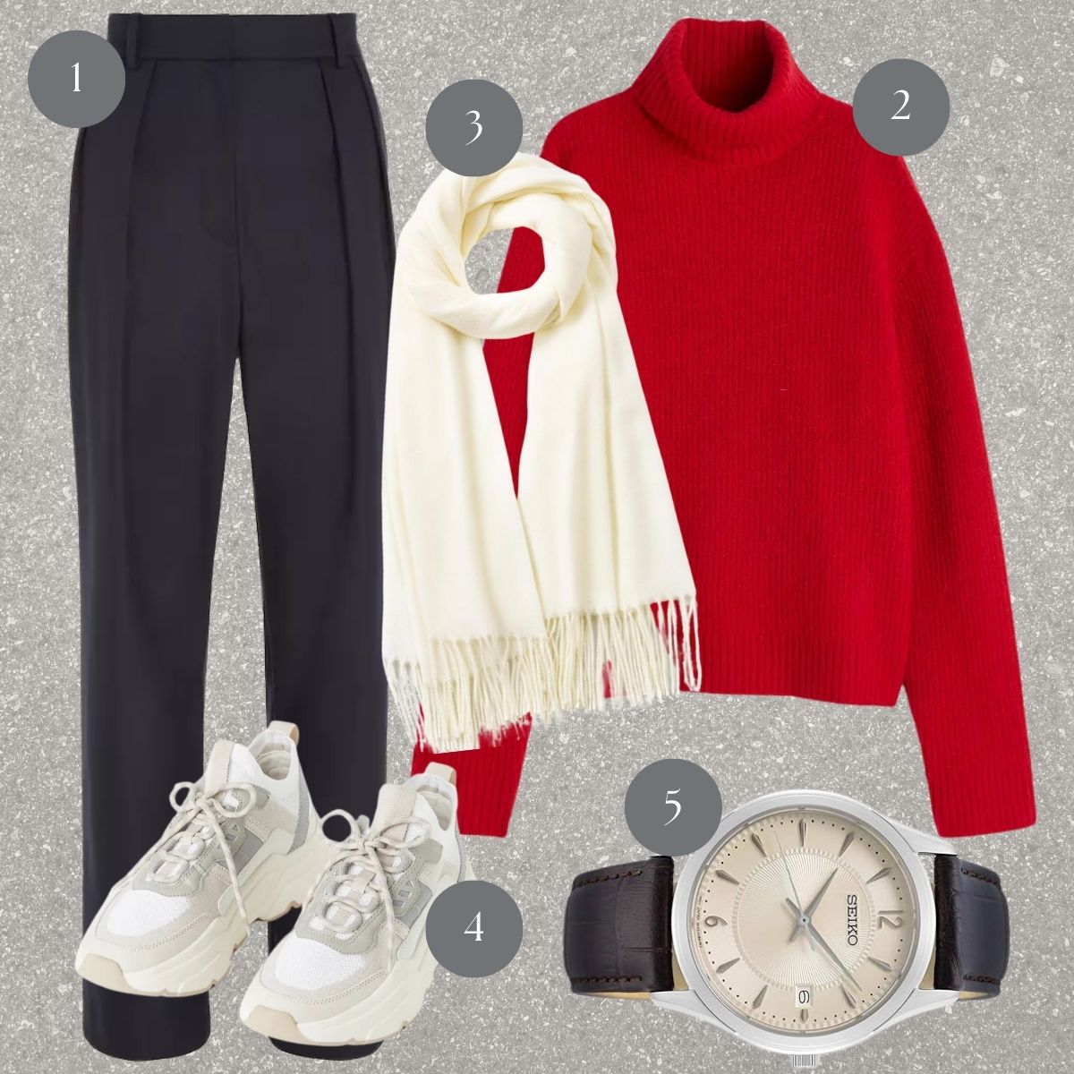 Winter Reds Colours Bold and Balanced: Vibrant Reds Meet Classic Neutrals for Winter Chic ...