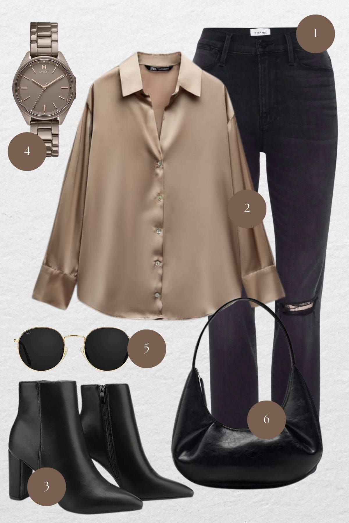 Chic Elegance in Earth Tones: A Blend of Classic Silhouettes and Modern Style