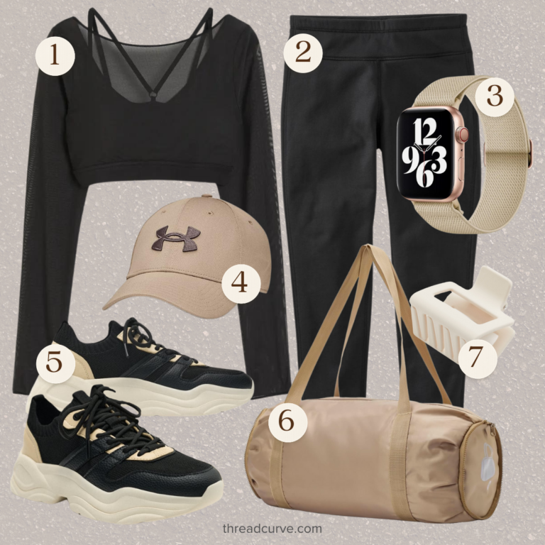 Sleek & Sporty: A Monochrome Ensemble for the Fashion-Forward Athlete