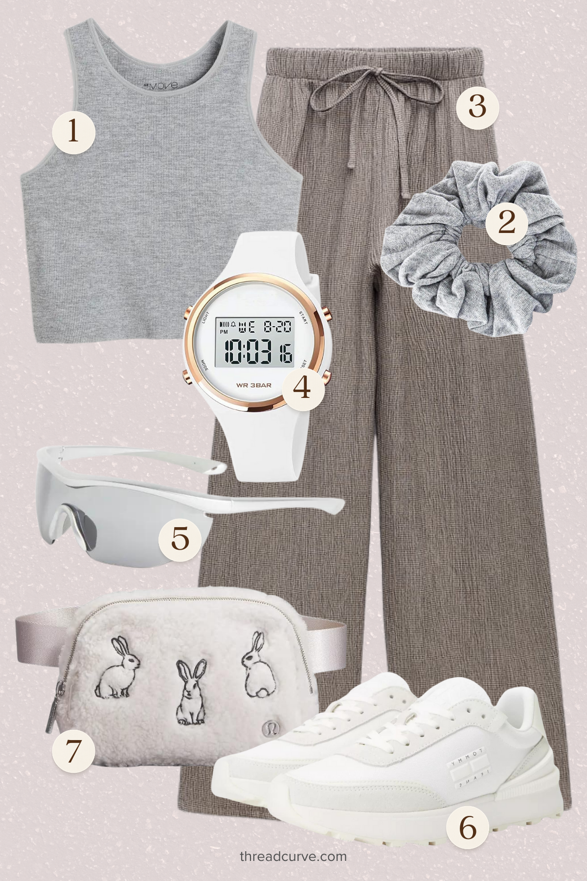 Soft Grays and Sporty Days: A Monochrome Ensemble with a Touch of Play