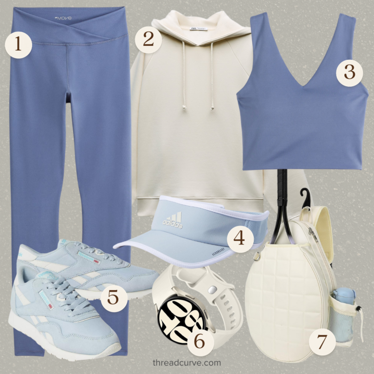 Sky Hues: A Refreshing Take on Athletic Leisure for Spring