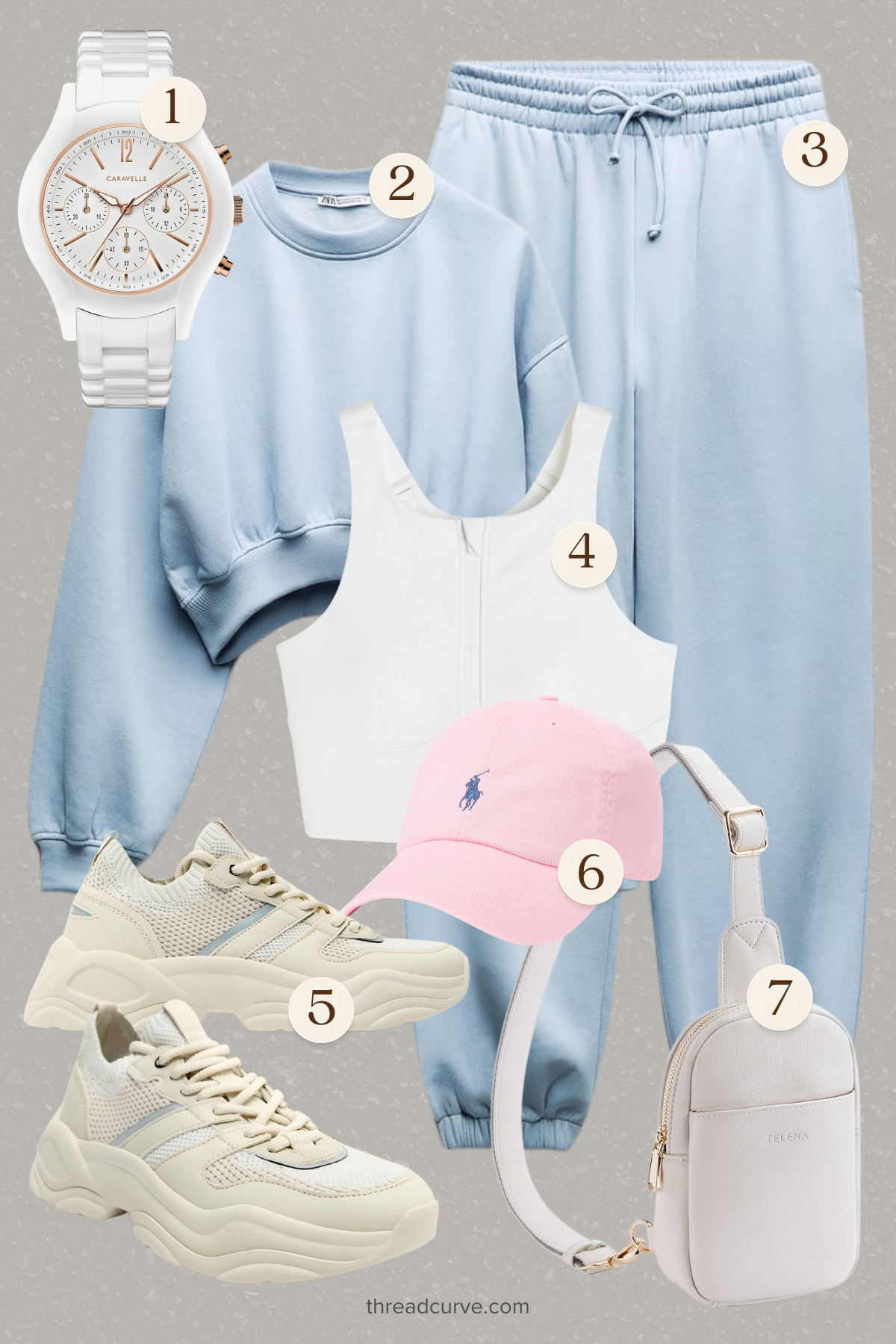 Sky-Blue Serenity: A Fresh Take on Athleisure for Spring