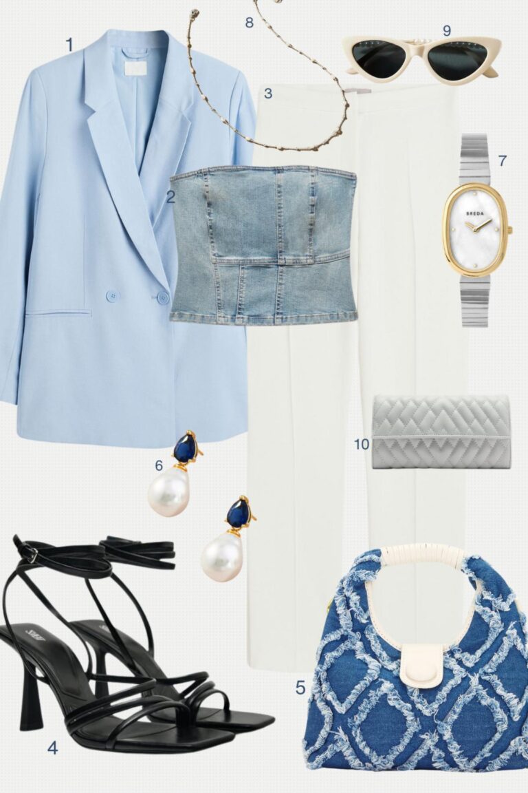 Spring Elegance: Pastel Perfection Meets Modern Denim