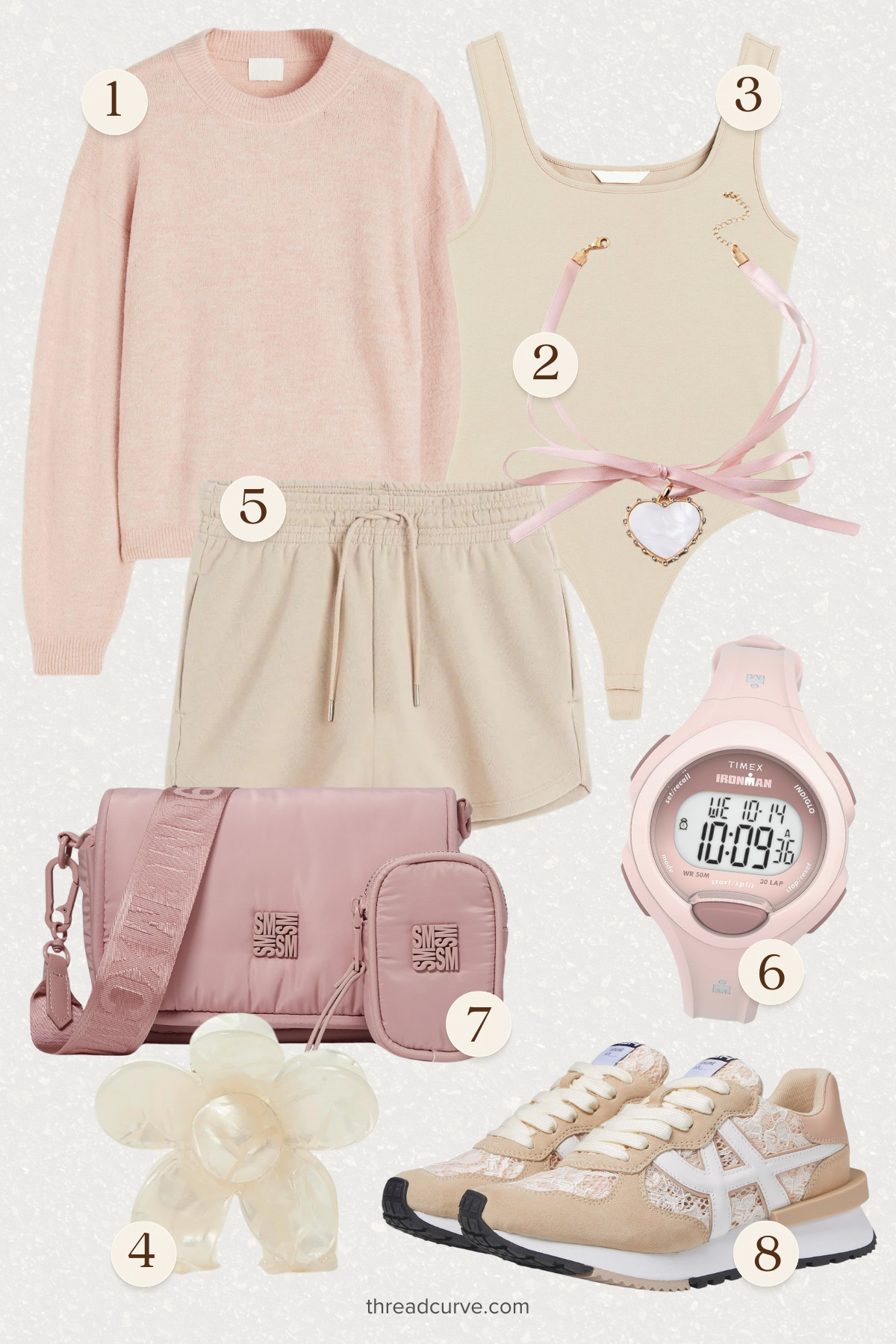 Soft Pastel Dreams: Delicate Textures and Feminine Details for Leisurely Days