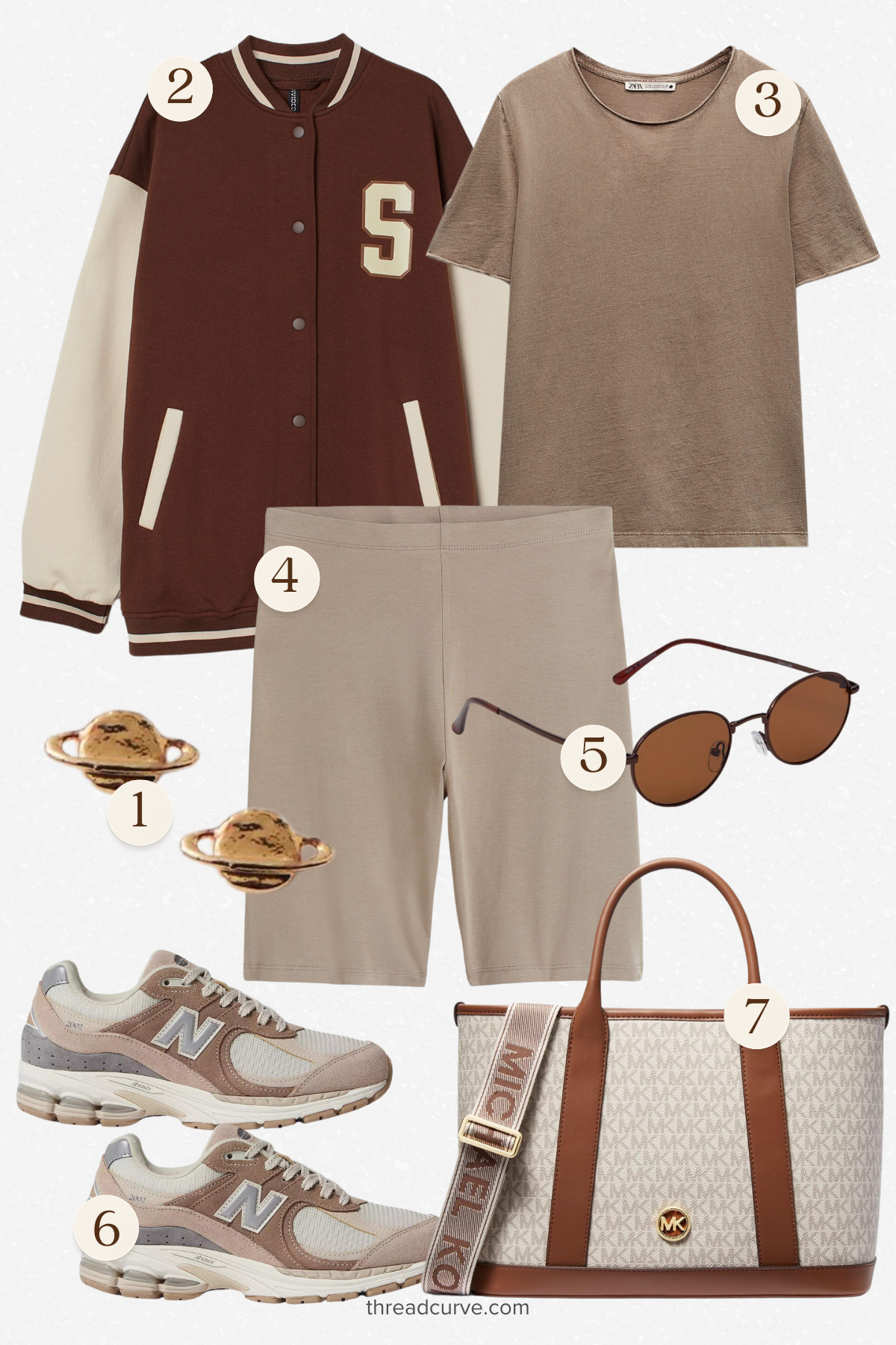 Varsity Chic: A Retro-Inspired Blend of Neutrals and Sporty Elegance