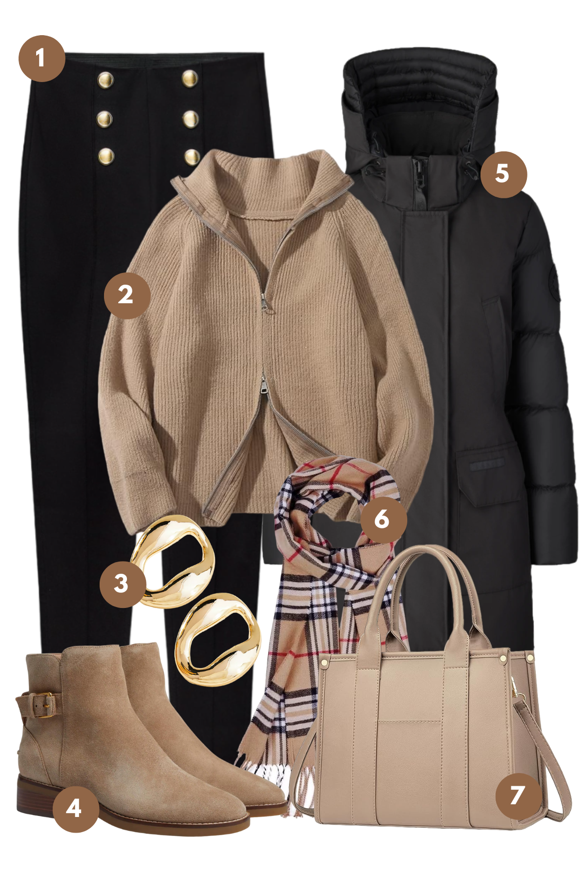 Chic Winter Layers: A Blend of Warmth and Style