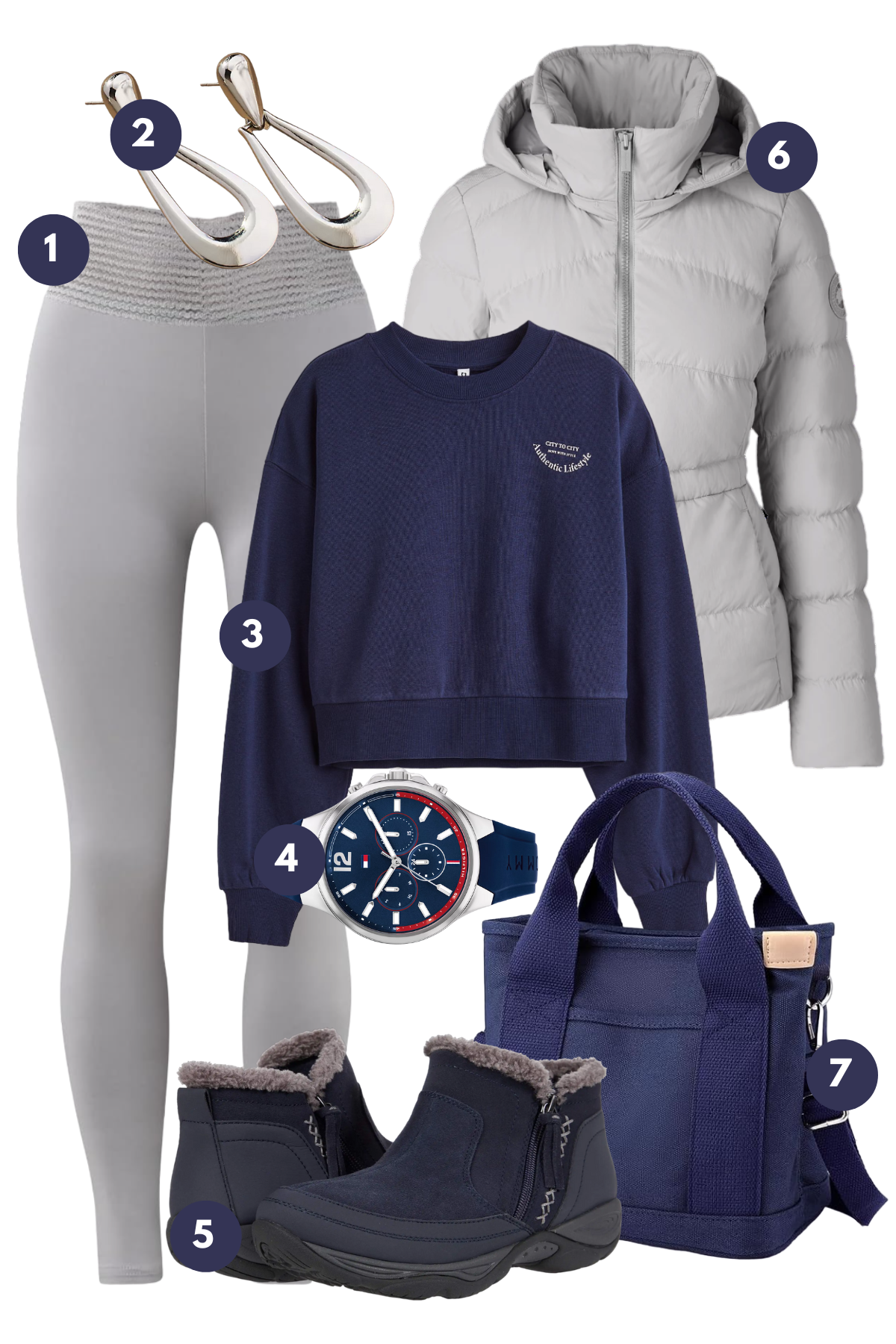 Chic Winter Blues: Nautical Vibes Meet Cozy Comfort