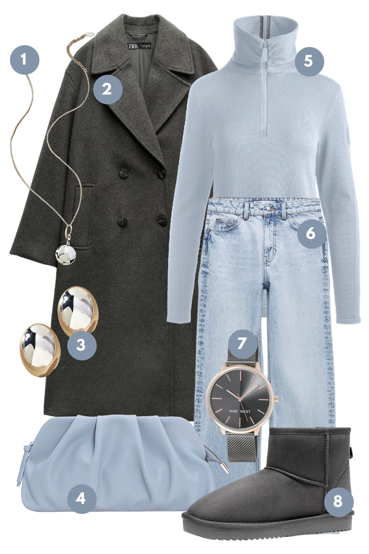 Soft Hues and Classic Chic: Winter Style with a Touch of Frost