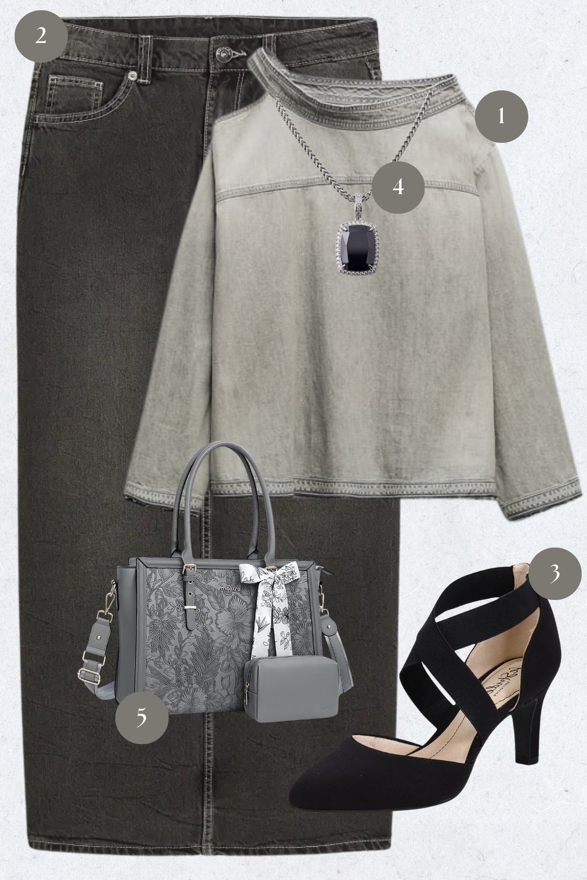 Monochrome Elegance: Timeless Grays with a Touch of Silver Sophistication