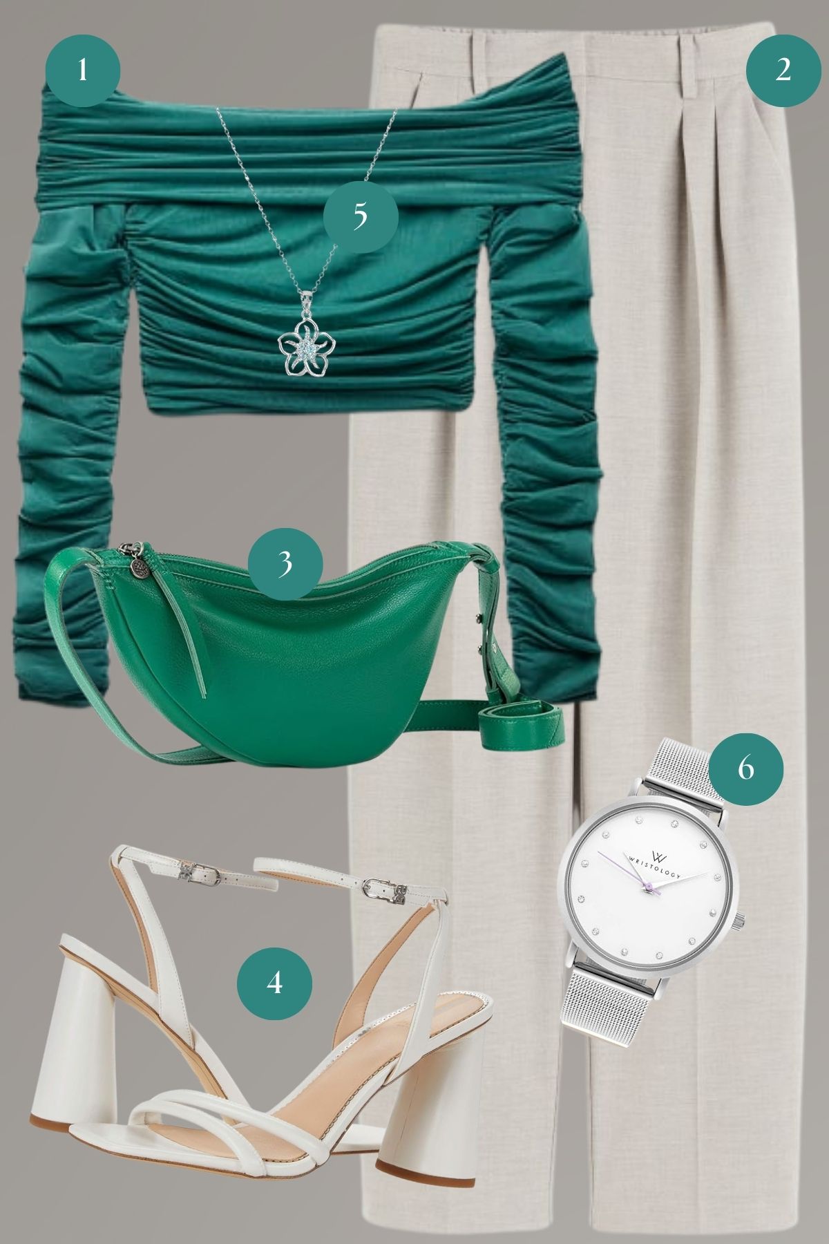 Refreshing Elegance: Emerald Touches Meet Classic Neutrals