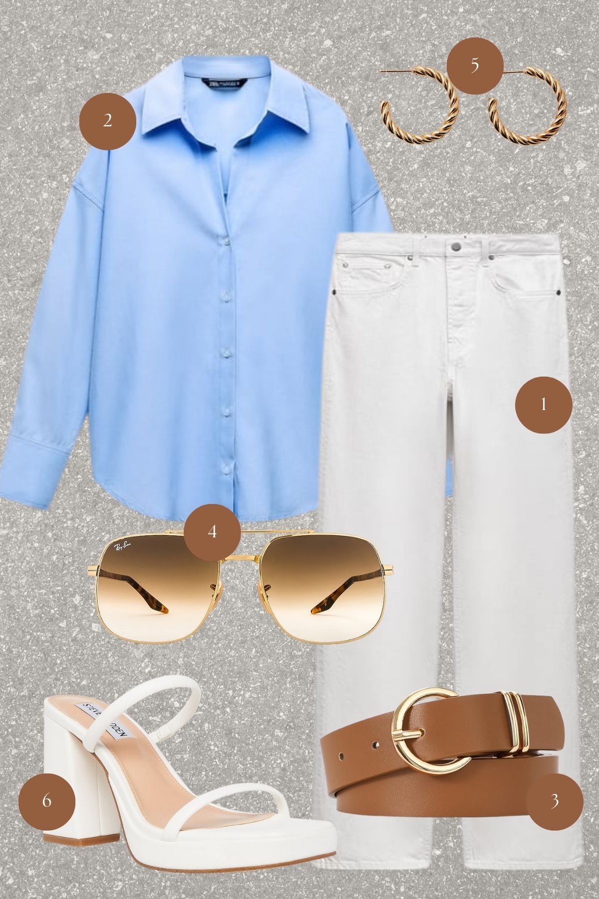 Serene Summer Blues: A Breezy Ensemble for Sunny Days