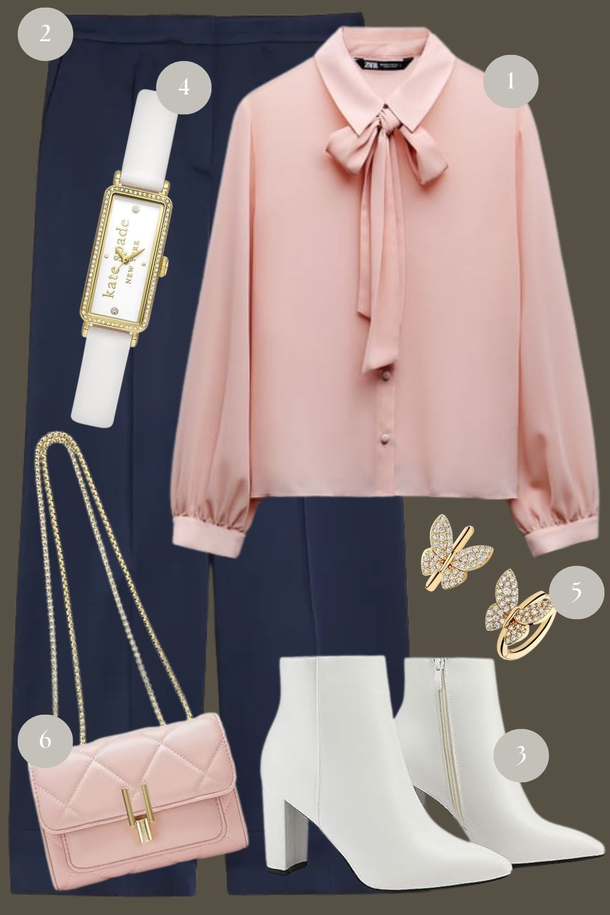 Sophisticated Harmony: Navy and Blush in a Timeless Duo