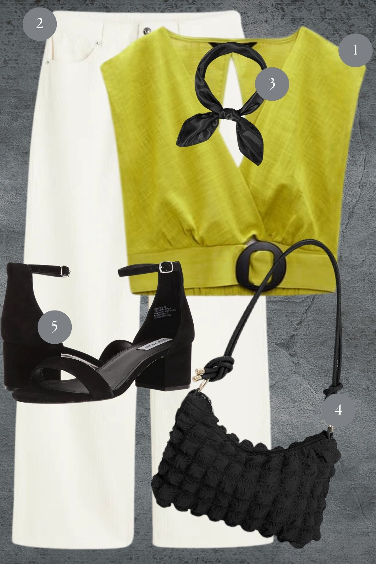 Vibrant Summer Nights: Bold Citrus Hues Meet Timeless Black Accents