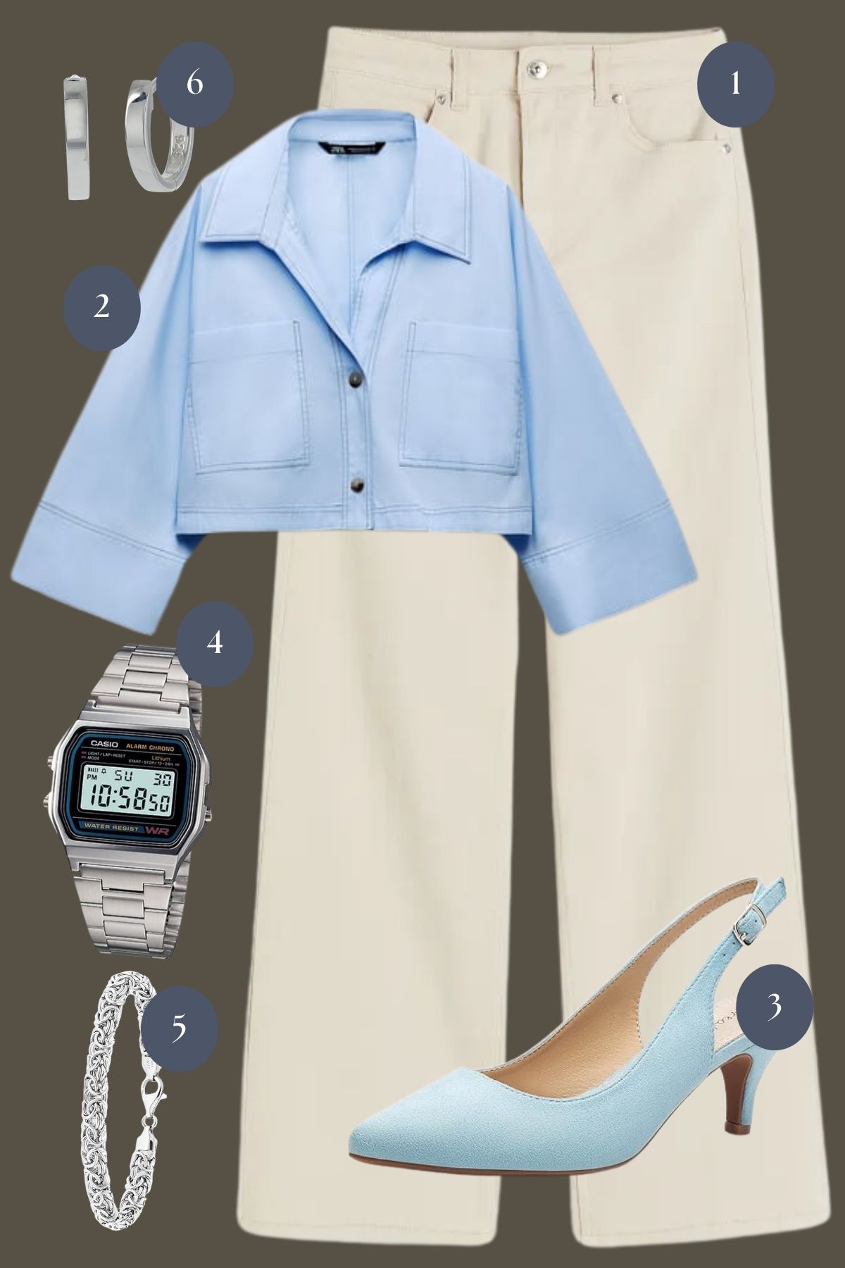 Pastel Perfection: Soft Blues and Creams for a Fresh Spring Look