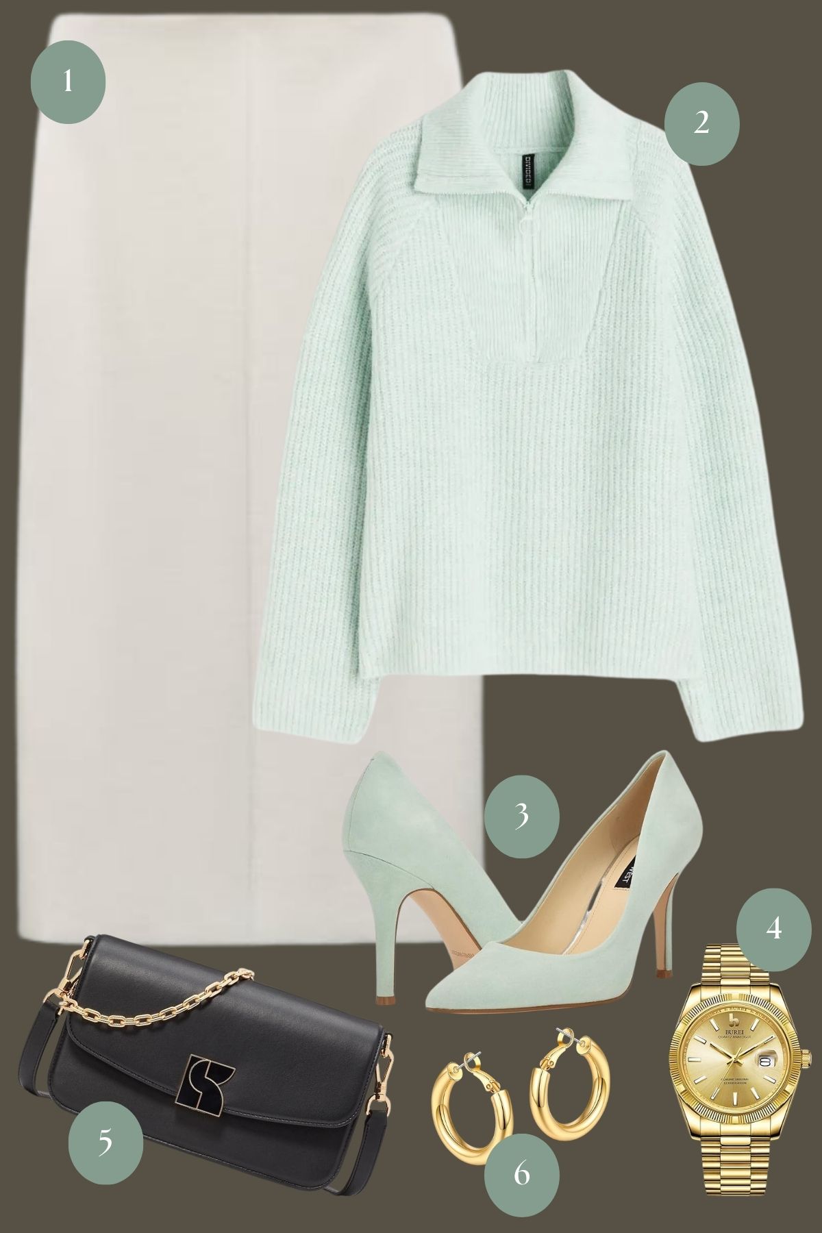 Spring Serenity: Soft Pastels and Elegant Golds for a Refreshing Look