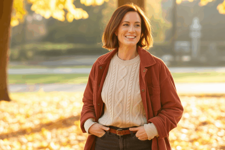 16 Cozy Fall Outfits for Women Over 40 That Feel Expensive