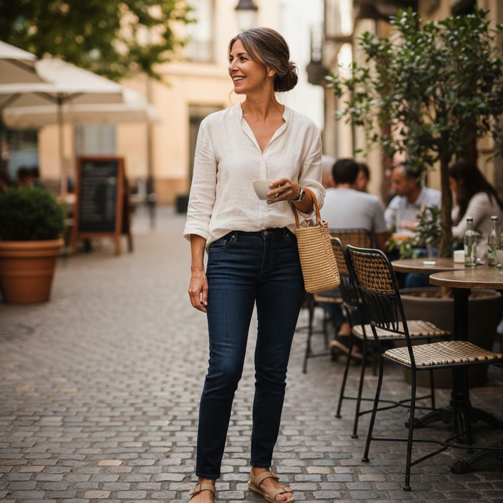 Classic Chignon Hairstyle for Women Over 45