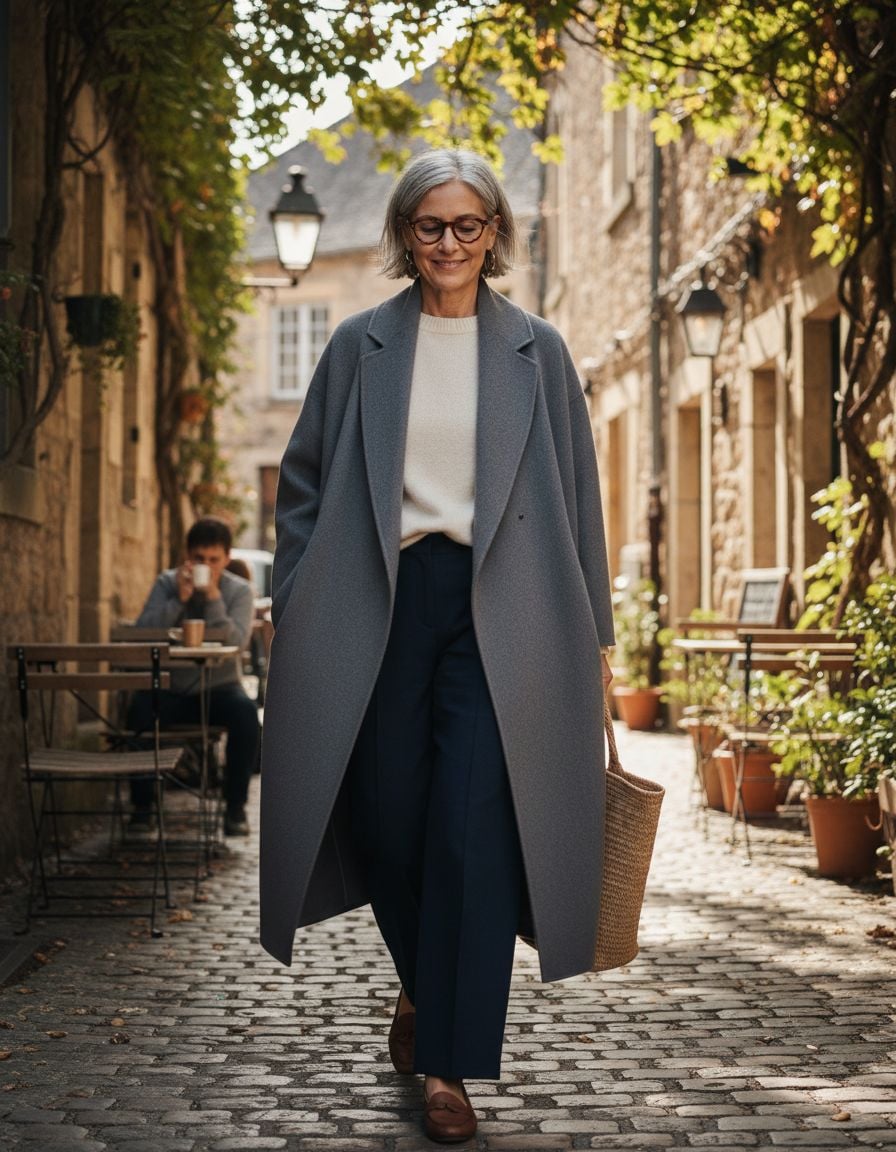 Cocoon Coat for Relaxed Sophistication