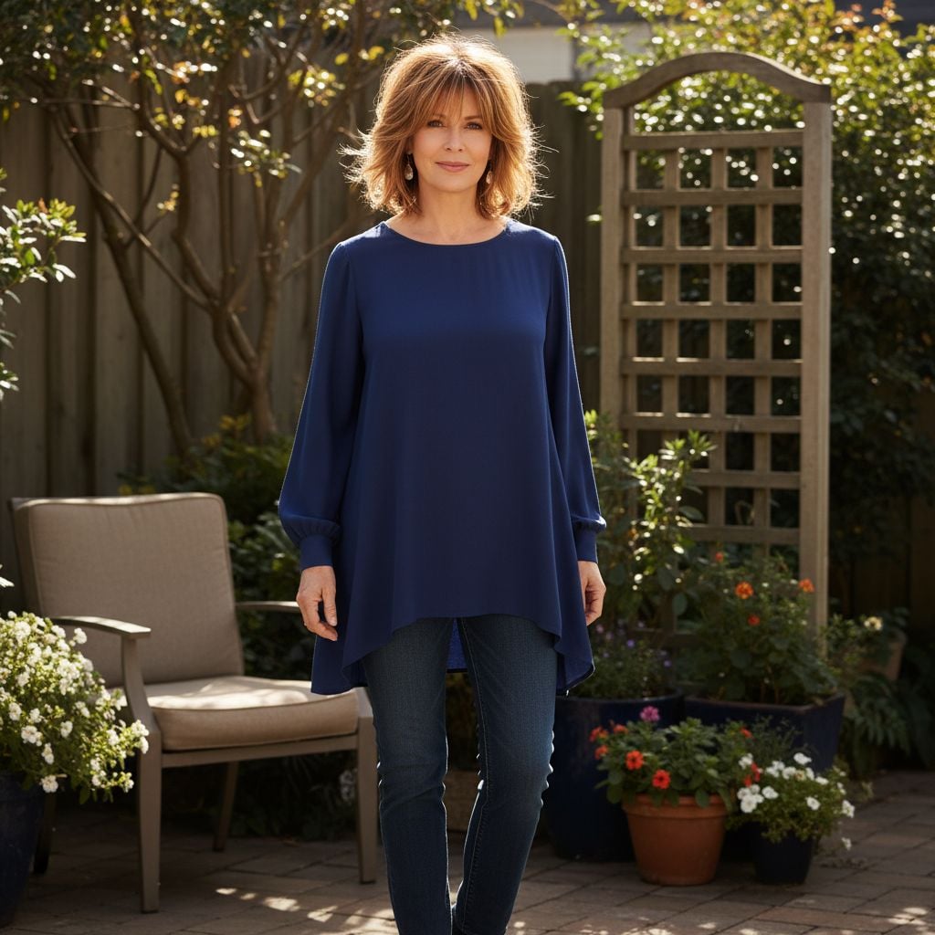 Feathered Cut Hairstyle for Women 45+