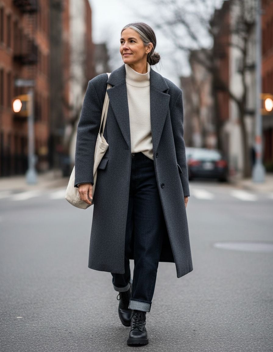 Oversized Menswear-Inspired Coat Style