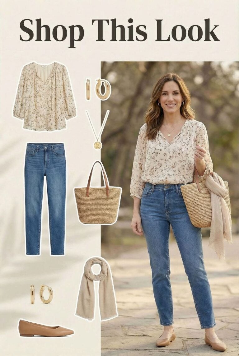 The Perfect Brunch Outfit for Women Over 40: Effortless, Feminine, and Fresh