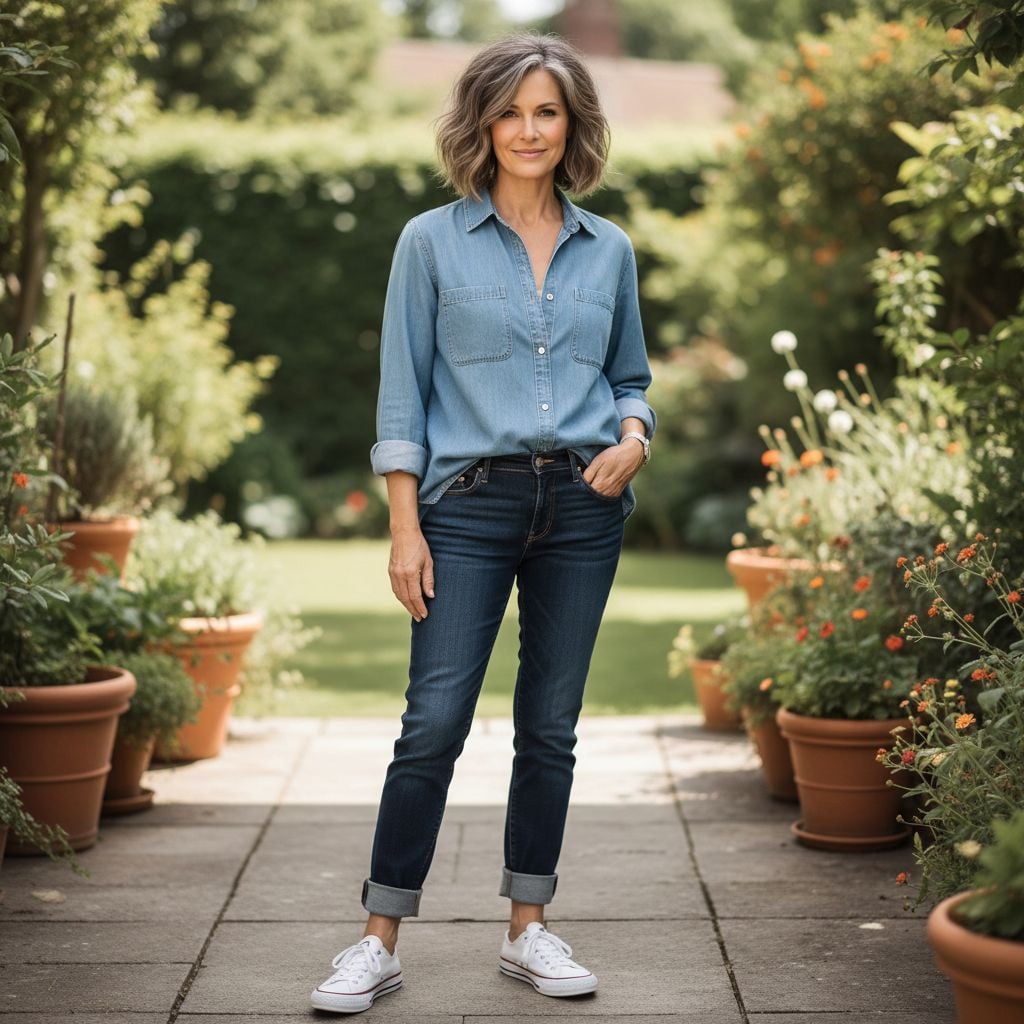 Textured Bob Hairstyle for Women 45+