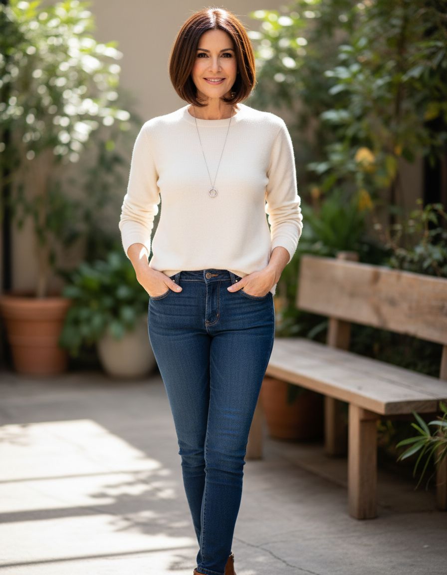 Timeless Bob Haircut for Mature Women