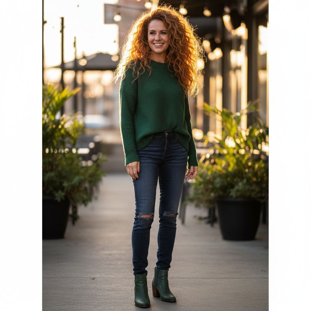 Voluminous Curls Hairstyle for Women Over 45