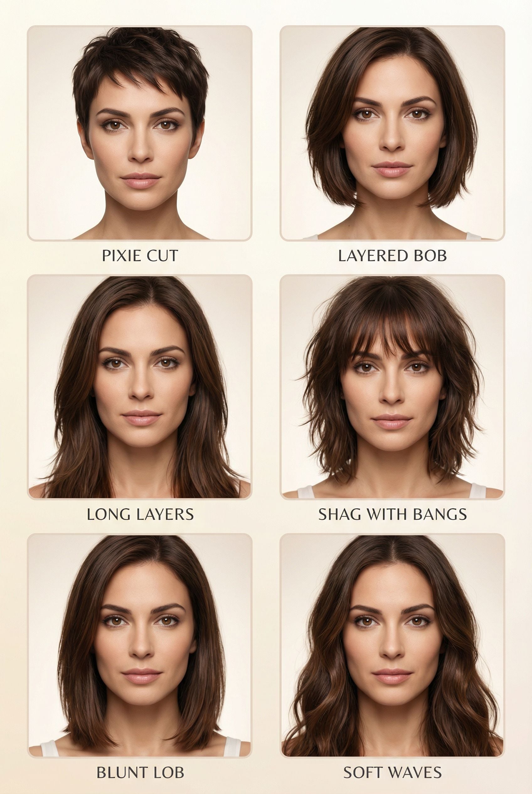 6 Glamorous Styles for the Confident Light Brunette