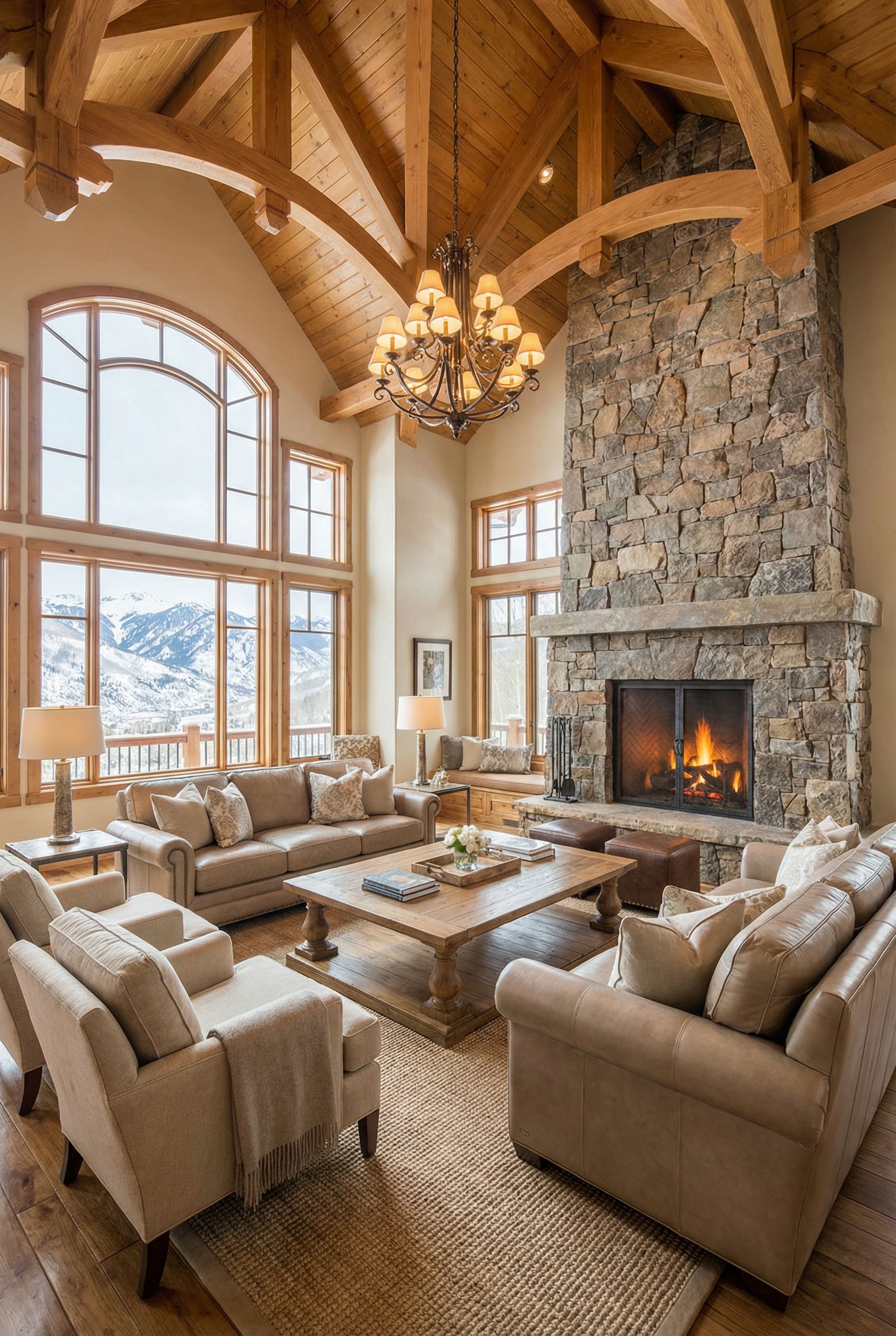 Aspen Mountain Lodge Luxury Great Room