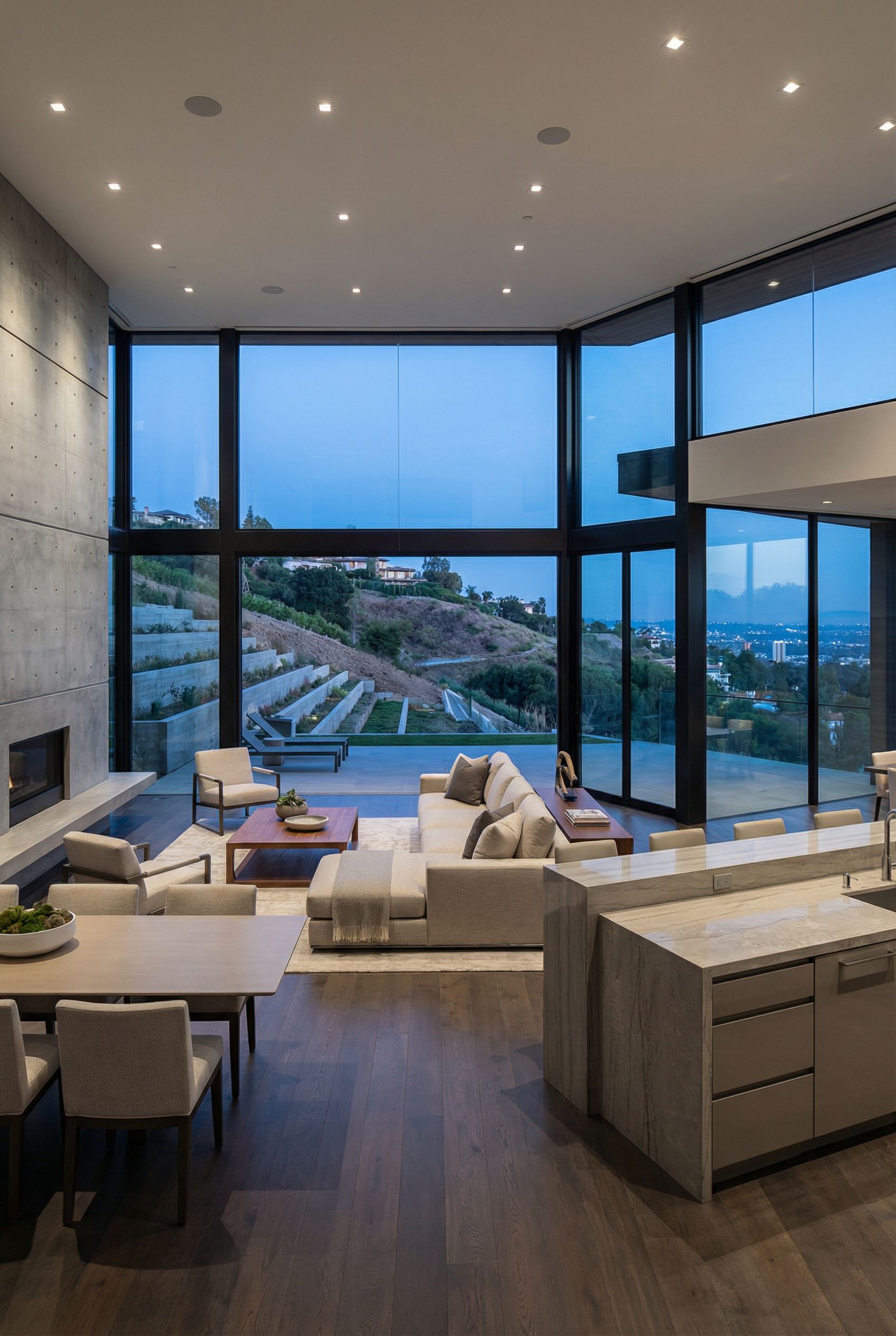 Beverly Hills Modern Luxury Great Room