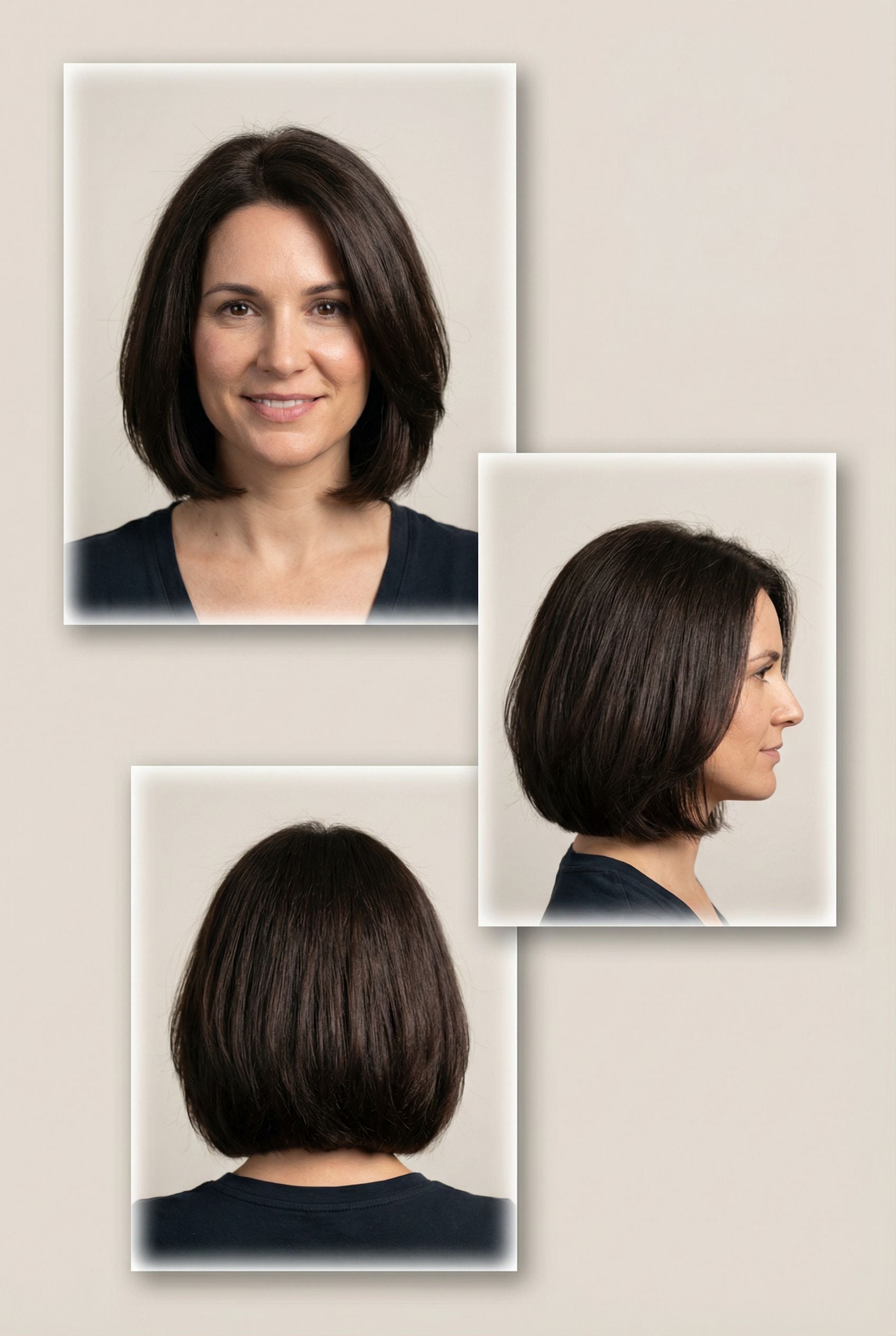 Blunt Bob with Internal Layers and Blowout Volume